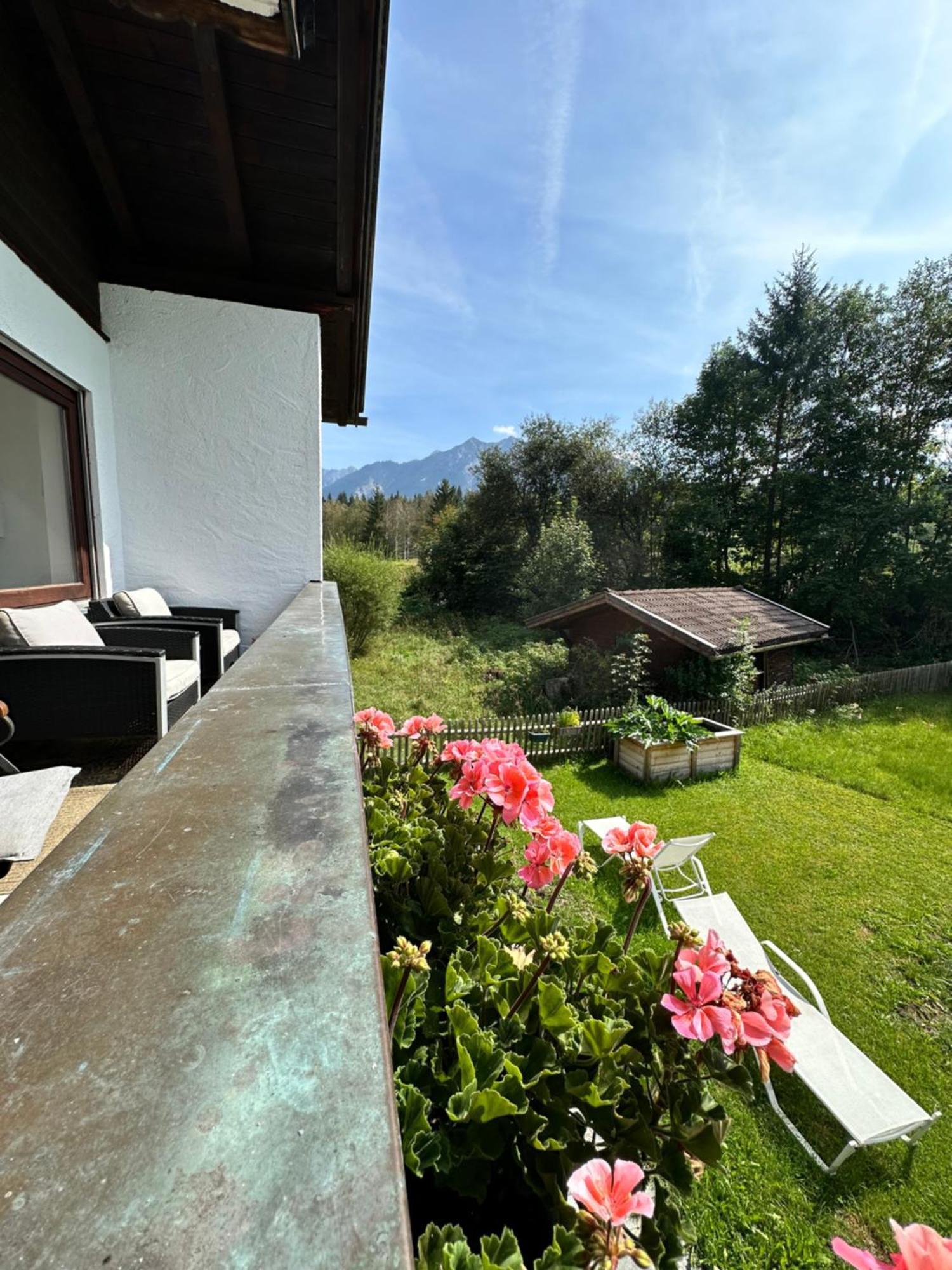 Ferienwohnung Stella Krün Buitenkant foto
